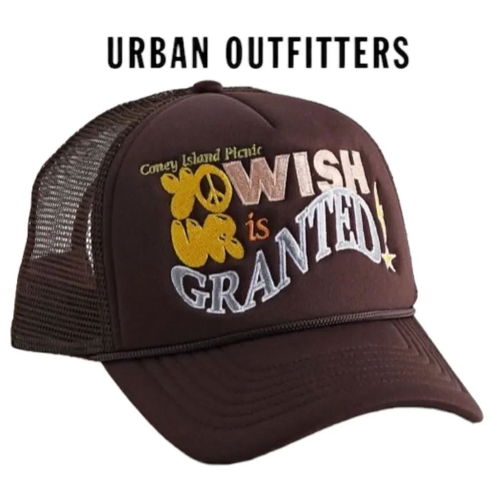 NEW Coney Island Picnic UO Urban Outfitters Wish Granted Trucker Cap Hat